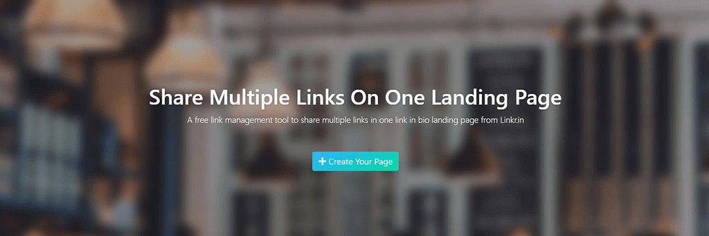 Share Multiple Links In One Link In Bio Landing Page At Linkr.in